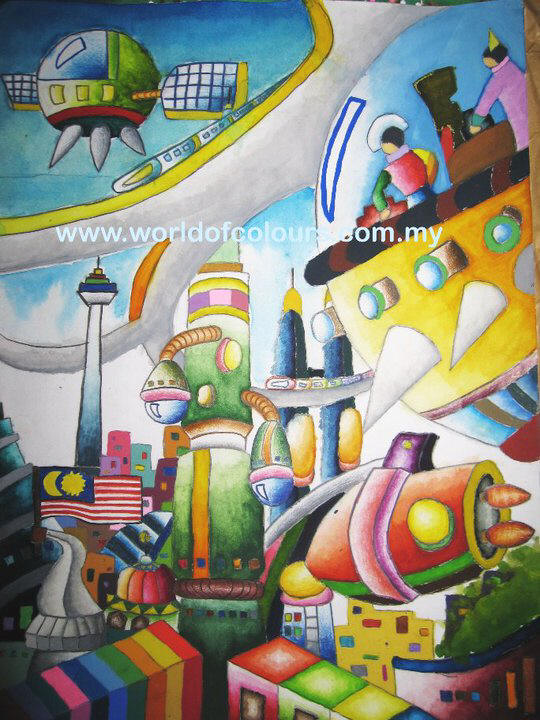 World of Colours Creative Art Competition 2010 Group B 1st Runner Up Winner