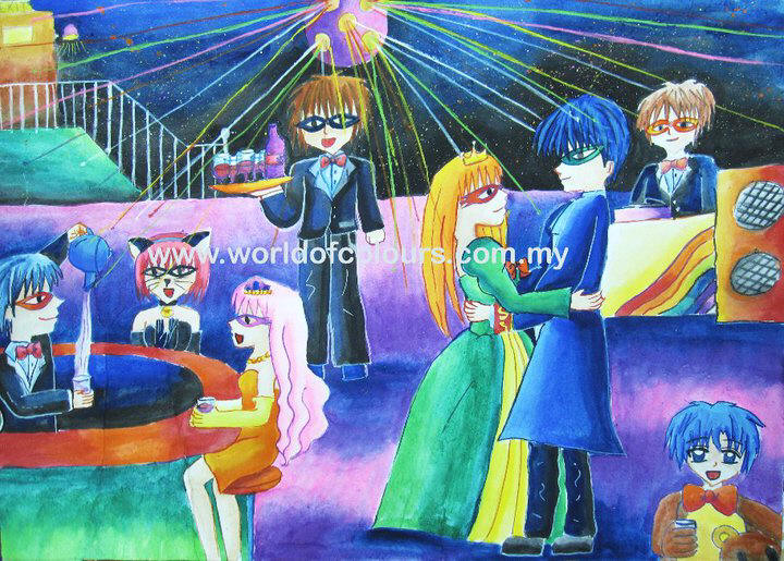World of Colours Creative Art Competition  Group B 2nd Runner Up Winner